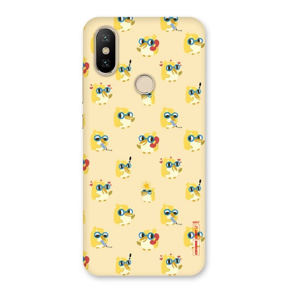 Yellow Parrot Back Case for Mi A2