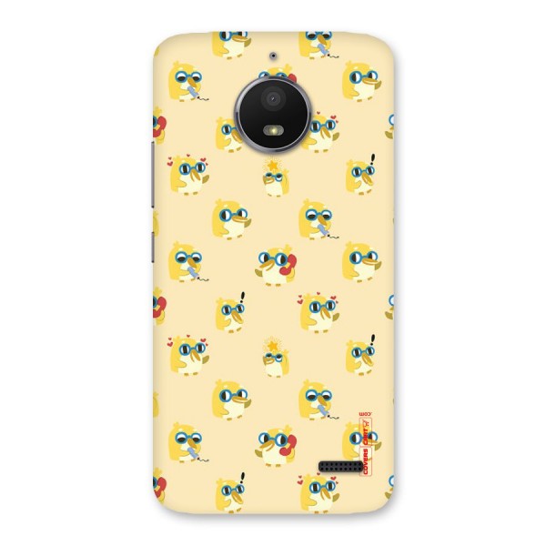 Yellow Parrot Back Case for Moto E4