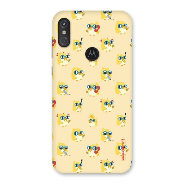 Yellow Parrot Back Case for Motorola One Power