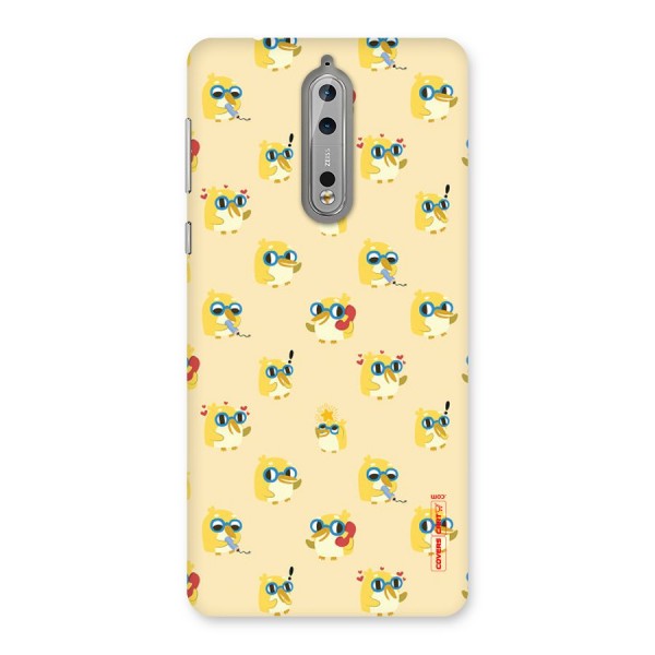 Yellow Parrot Back Case for Nokia 8