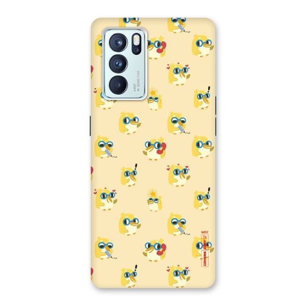 Yellow Parrot Back Case for Oppo Reno6 Pro 5G