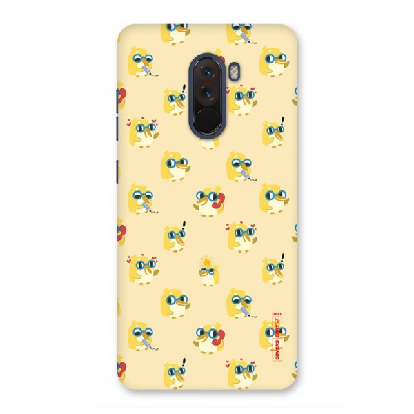 Yellow Parrot Back Case for Poco F1