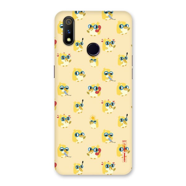 Yellow Parrot Back Case for Realme 3 Pro