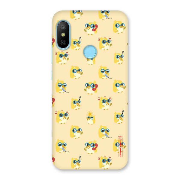 Yellow Parrot Back Case for Redmi 6 Pro