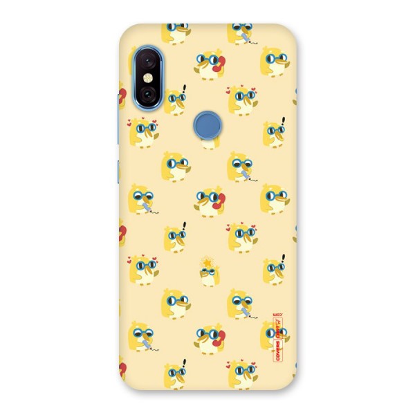 Yellow Parrot Back Case for Redmi Note 6 Pro