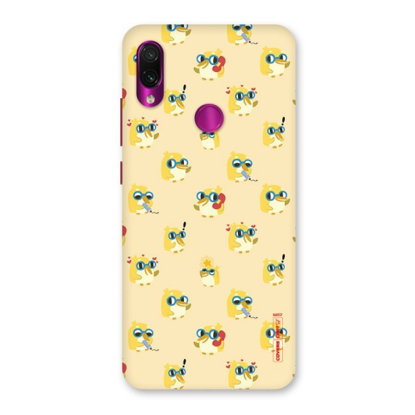 Yellow Parrot Back Case for Redmi Note 7 Pro