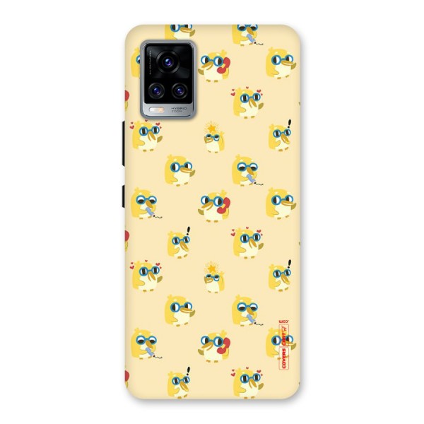 Yellow Parrot Back Case for Vivo V20 Pro