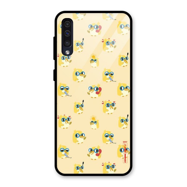 Yellow Parrot Glass Back Case for Galaxy A50s