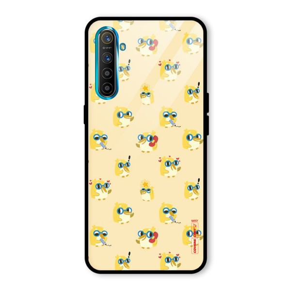 Yellow Parrot Glass Back Case for Realme XT