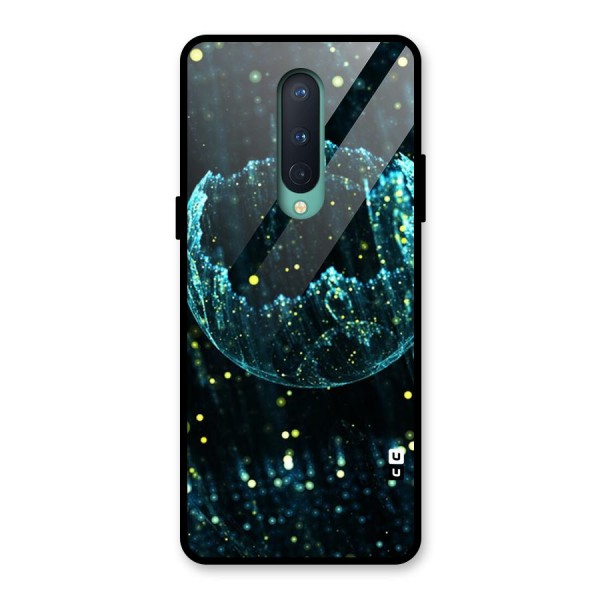 Yellow Rain Glass Back Case for OnePlus 8