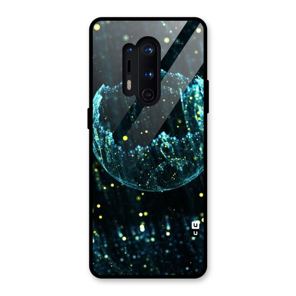 Yellow Rain Glass Back Case for OnePlus 8 Pro