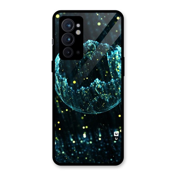 Yellow Rain Glass Back Case for OnePlus 9RT 5G