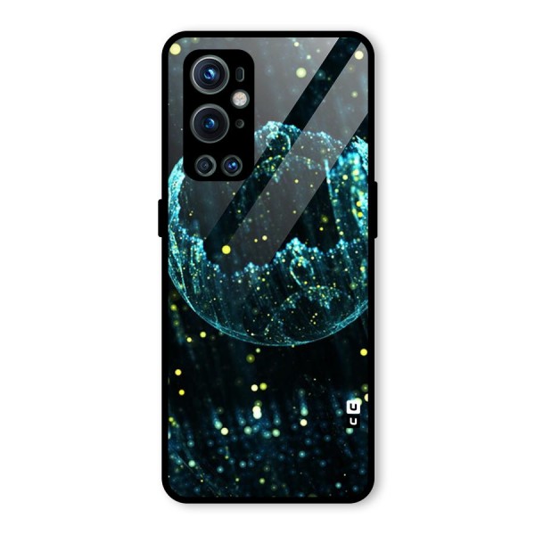 Yellow Rain Glass Back Case for OnePlus 9 Pro