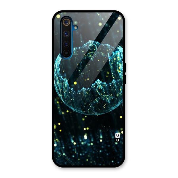 Yellow Rain Glass Back Case for Realme 6 Pro