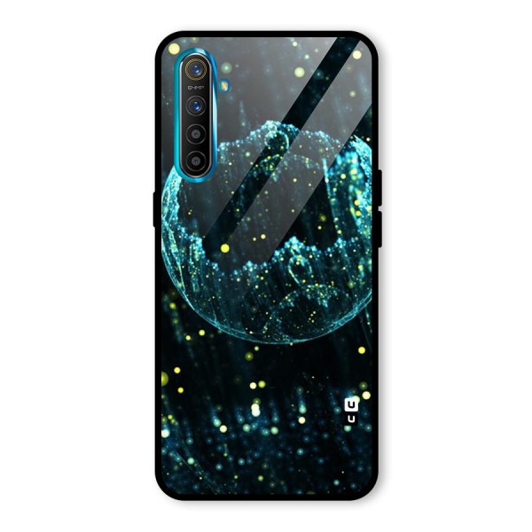 Yellow Rain Glass Back Case for Realme XT