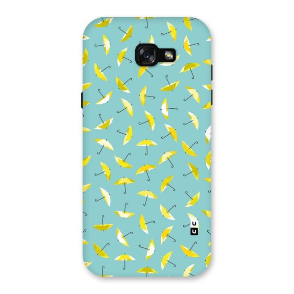 Yellow Umbrella Pattern Back Case for Galaxy A7 (2017)