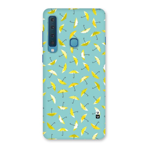 Yellow Umbrella Pattern Back Case for Galaxy A9 (2018)