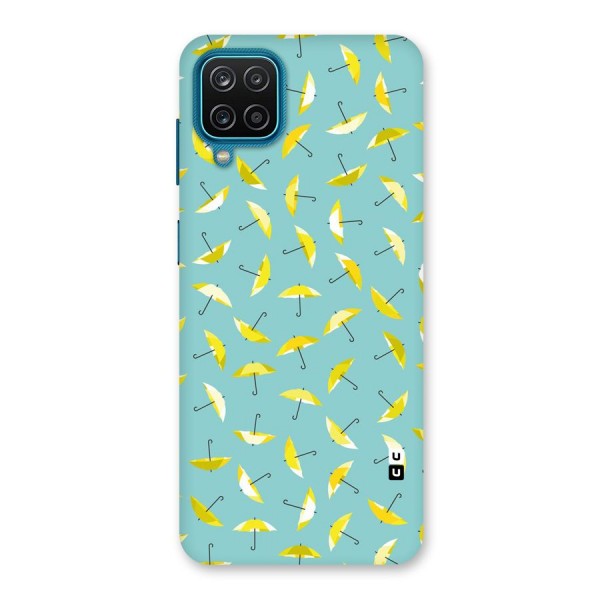 Yellow Umbrella Pattern Back Case for Galaxy M12