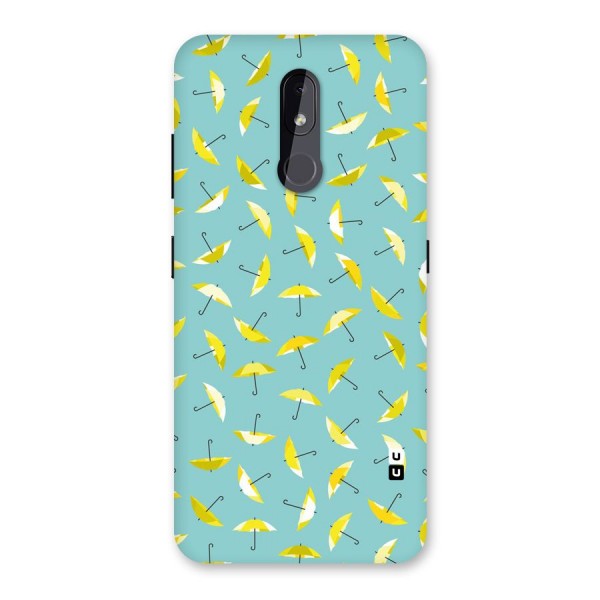 Yellow Umbrella Pattern Back Case for Nokia 3.2