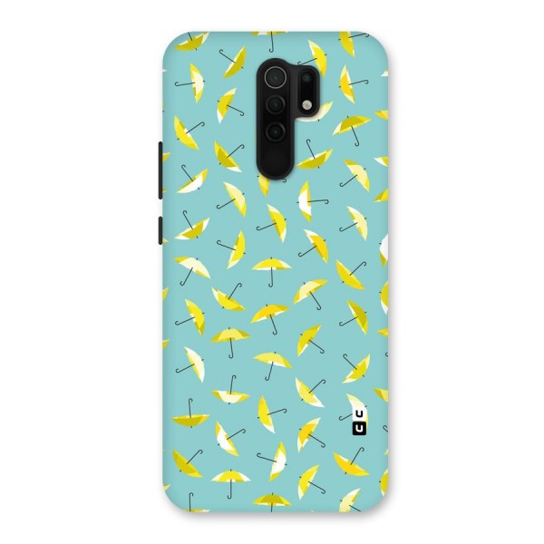 Yellow Umbrella Pattern Back Case for Poco M2