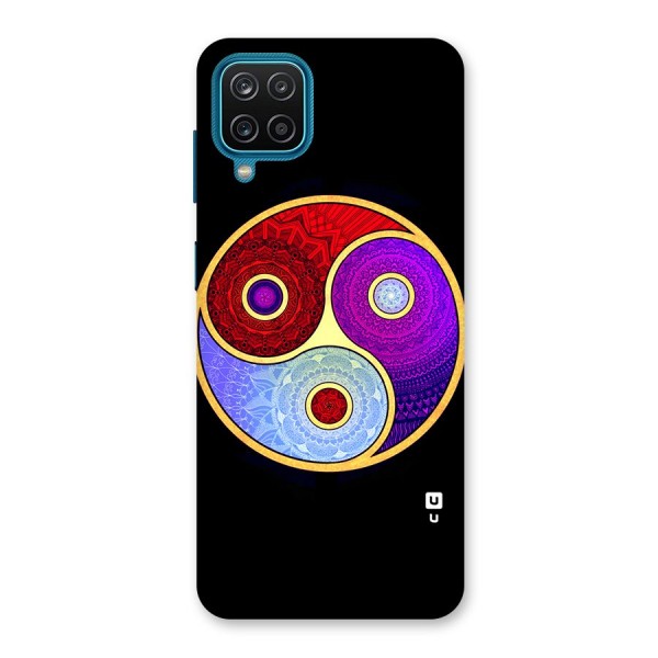 Yin Yang Mandala Design Back Case for Galaxy F12