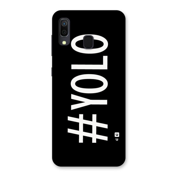 Yolo Back Case for Galaxy A20