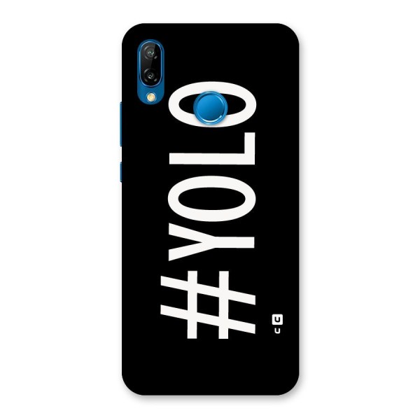 Yolo Back Case for Huawei P20 Lite