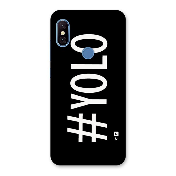 Yolo Back Case for Redmi Note 6 Pro