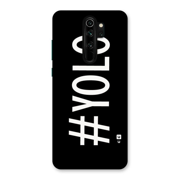 Yolo Back Case for Redmi Note 8 Pro