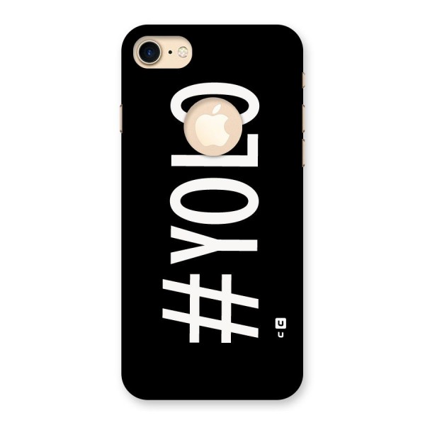 Yolo Back Case for iPhone 8 Logo Cut