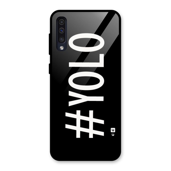 Yolo Glass Back Case for Galaxy A50s