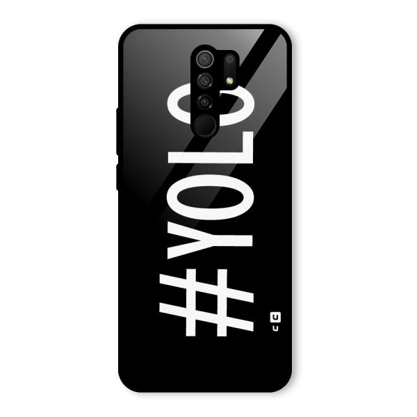 Yolo Glass Back Case for Redmi 9 Prime