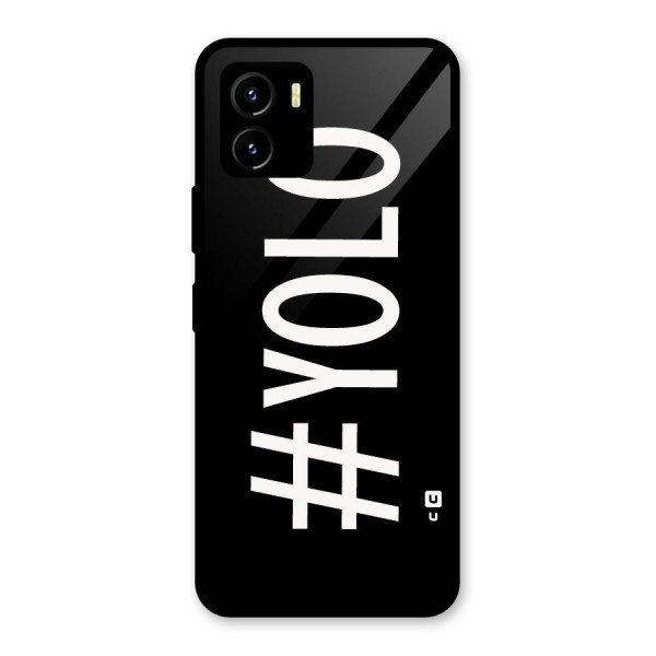 Yolo Glass Back Case for Vivo Y15s