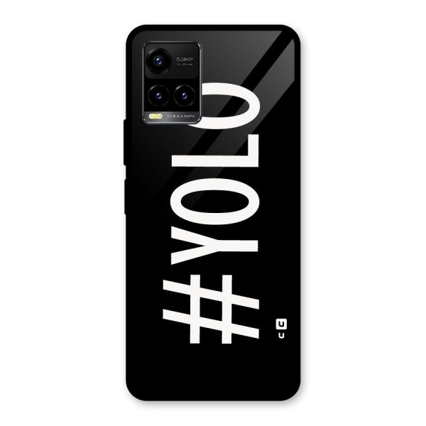 Yolo Glass Back Case for Vivo Y21A