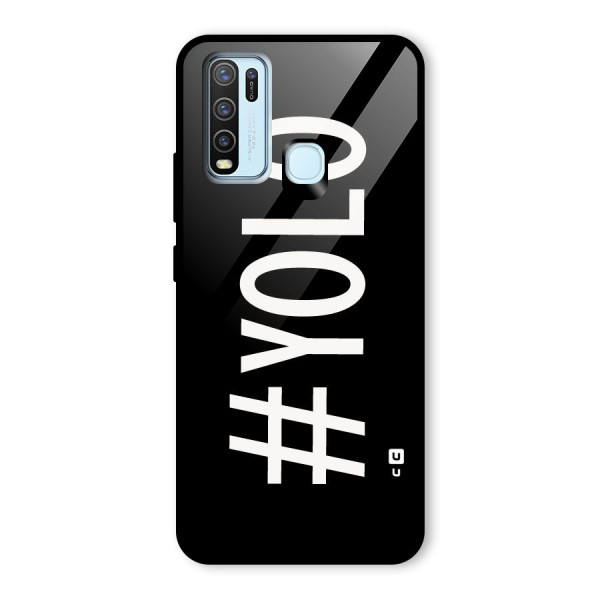 Yolo Glass Back Case for Vivo Y30