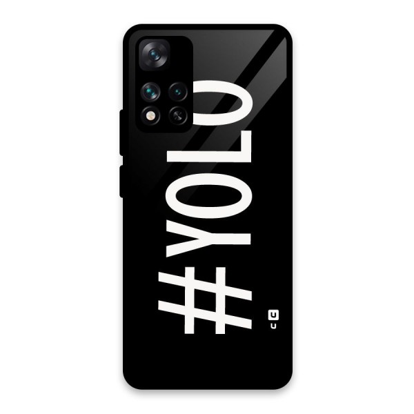 Yolo Glass Back Case for Xiaomi 11i HyperCharge 5G