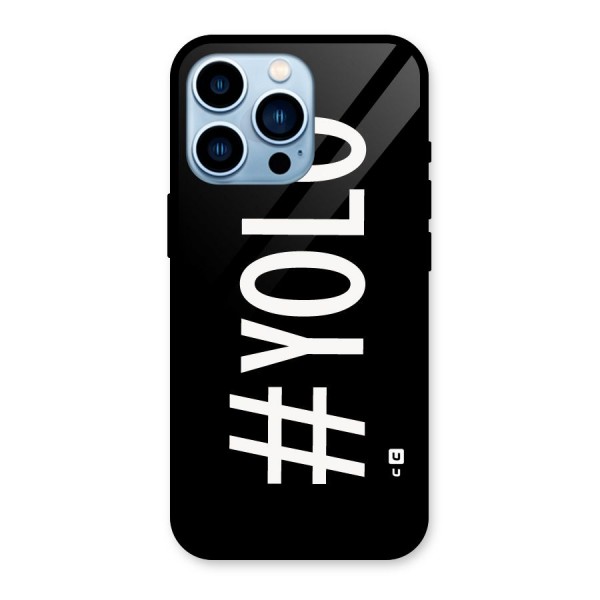 Yolo Glass Back Case for iPhone 13 Pro