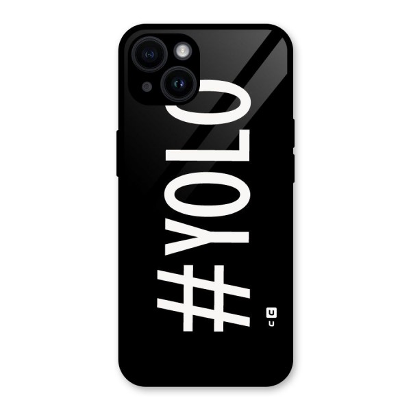 Yolo Glass Back Case for iPhone 14