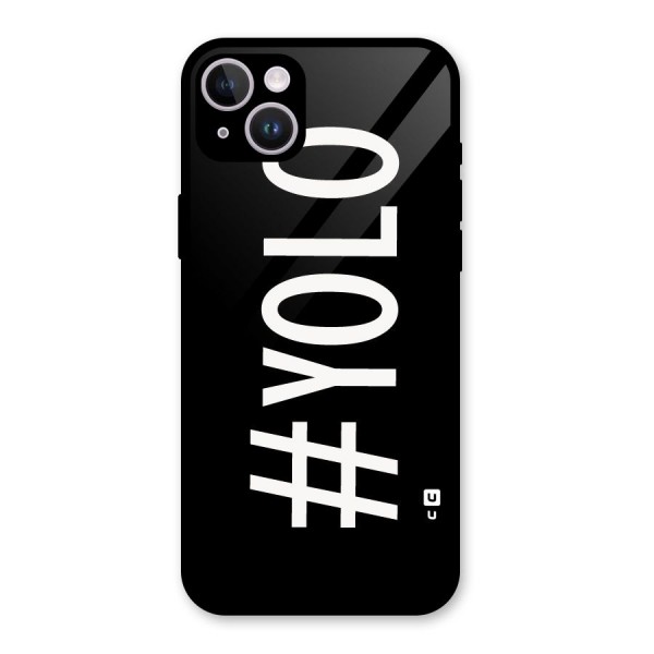 Yolo Glass Back Case for iPhone 14 Plus