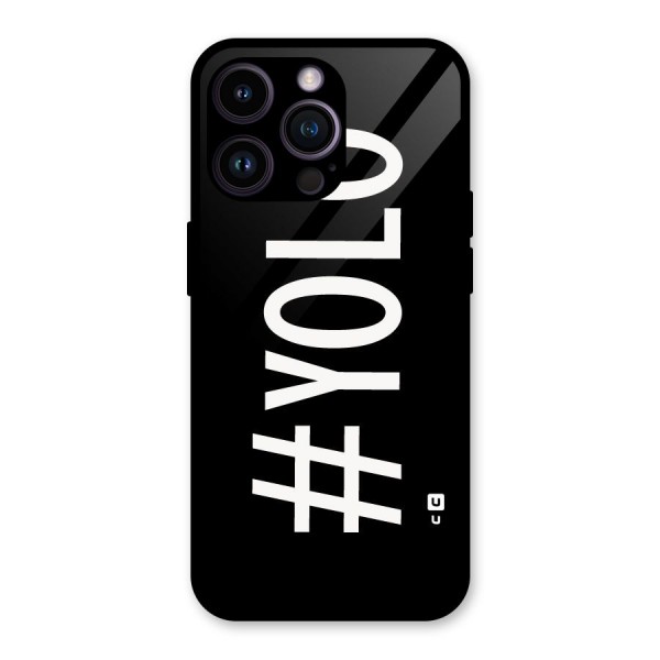 Yolo Glass Back Case for iPhone 14 Pro Max