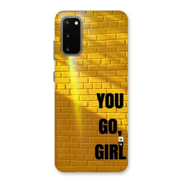 You Go Girl Wall Back Case for Galaxy S20