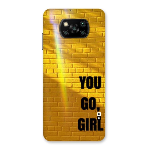 You Go Girl Wall Back Case for Poco X3