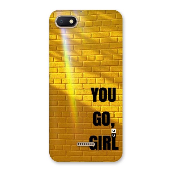 You Go Girl Wall Back Case for Redmi 6A