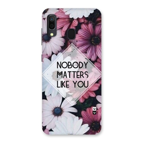 You Matter Back Case for Galaxy A20