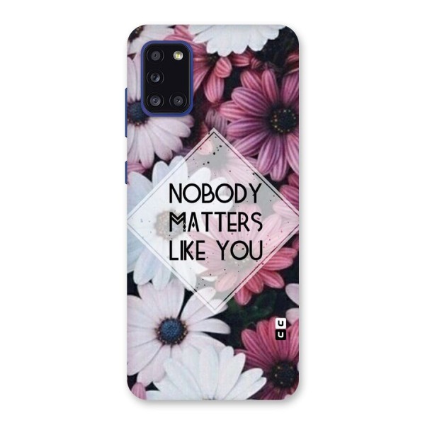 You Matter Back Case for Galaxy A31