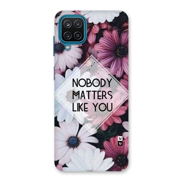 You Matter Back Case for Galaxy F12