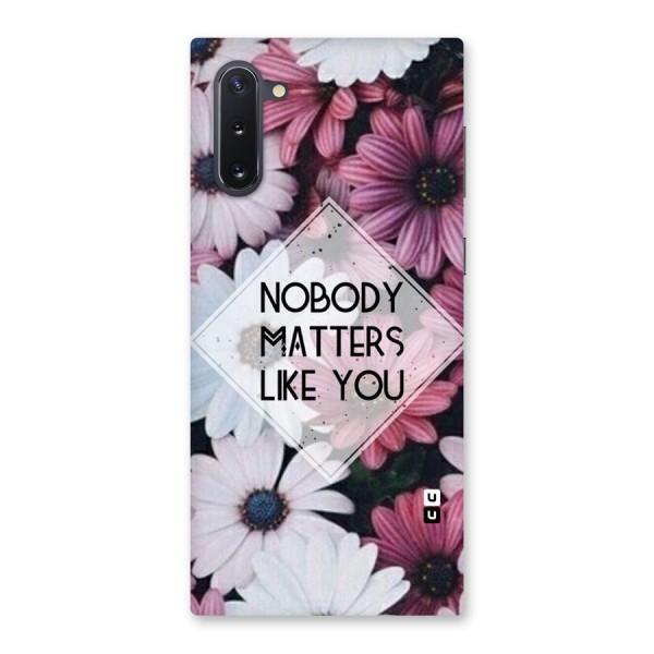 You Matter Back Case for Galaxy Note 10