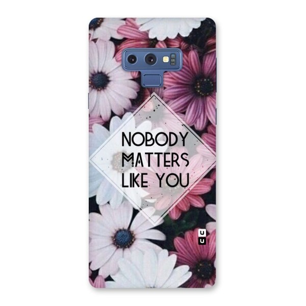 You Matter Back Case for Galaxy Note 9