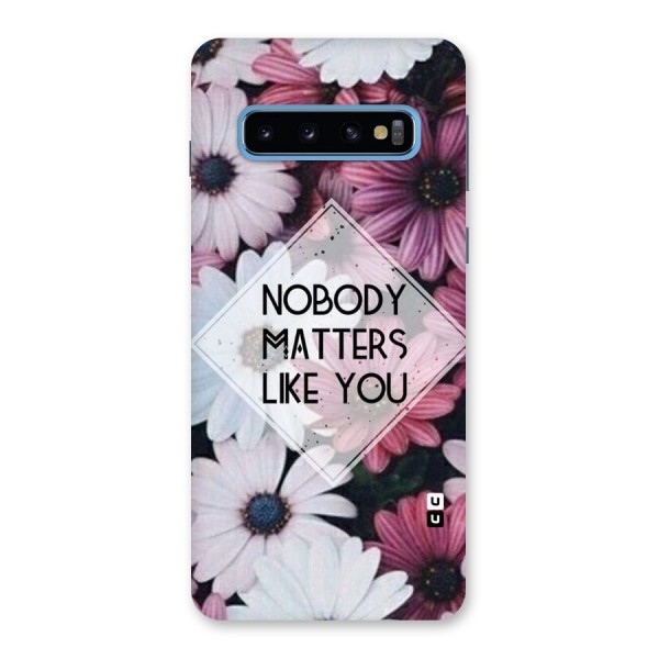 You Matter Back Case for Galaxy S10