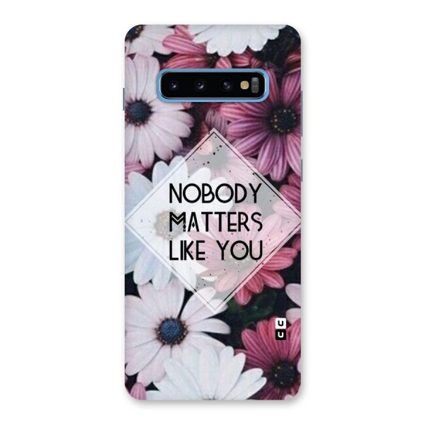 You Matter Back Case for Galaxy S10 Plus